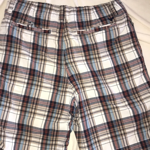 2 pairs American Eagle plaid men’s Shorts size 32 - Picture 8 of 10